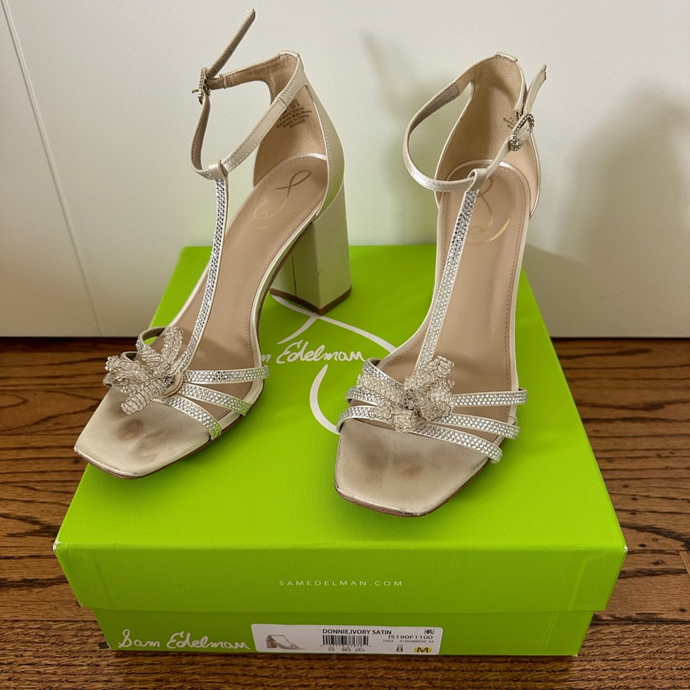 Sam Edelman Donnie block heel shoe, Size 8